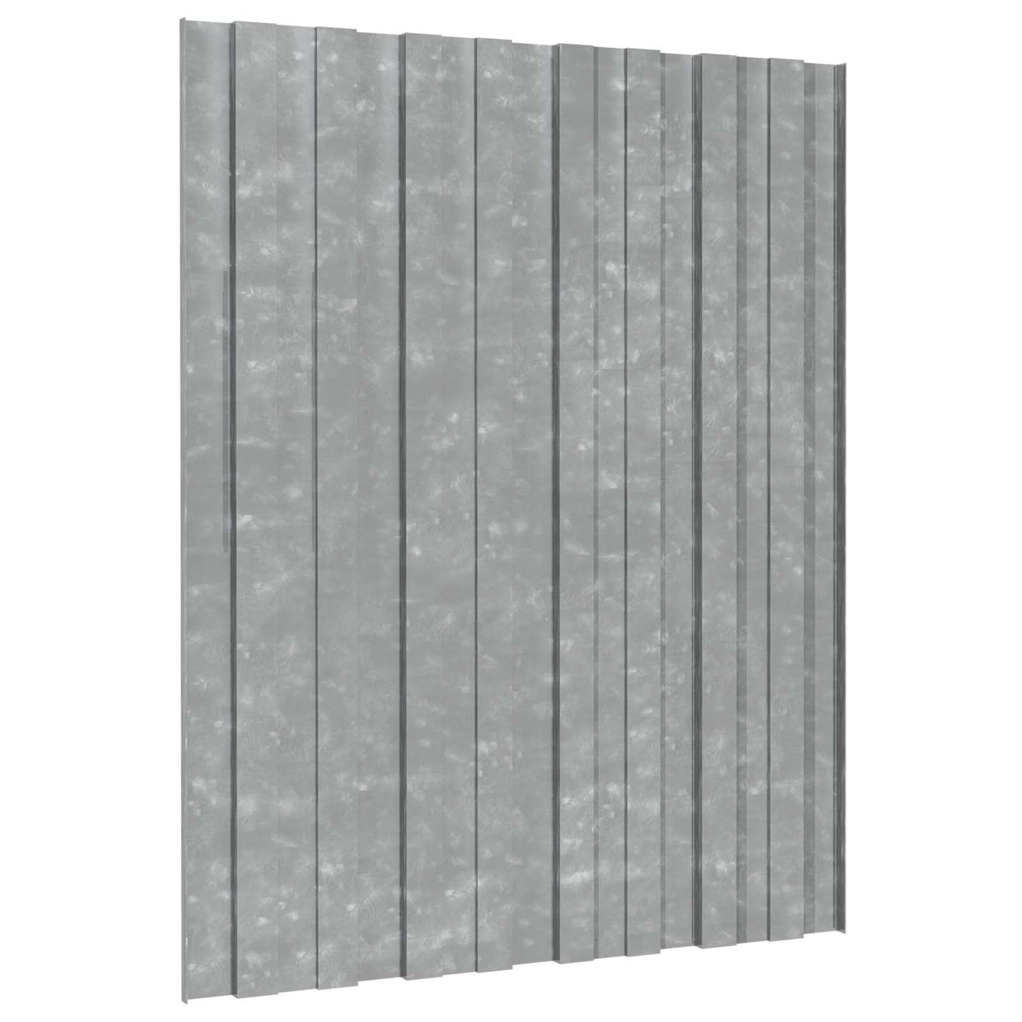 vidaXL Πάνελ οροφής 36 pcs Ασημί 60 x 45 cm Γαλβανισμένος χάλυβας