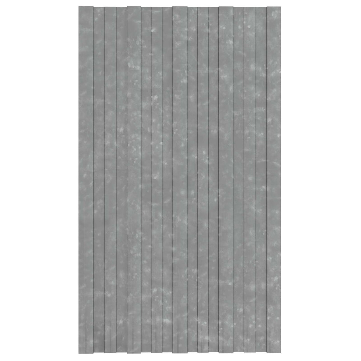 vidaXL Πάνελ οροφής 12 pcs Ασημί 80 x 45 cm Γαλβανισμένος χάλυβας