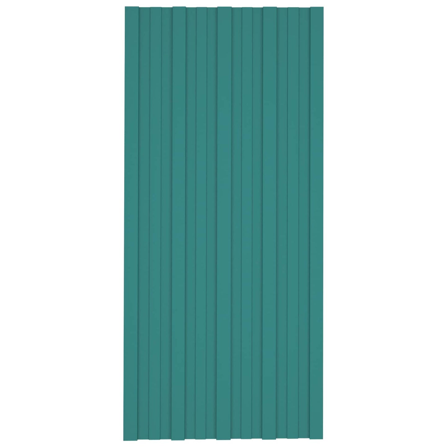 vidaXL Πάνελ οροφής 36 pcs Πράσινο 100 x 45 cm Γαλβανισμένος χάλυβας