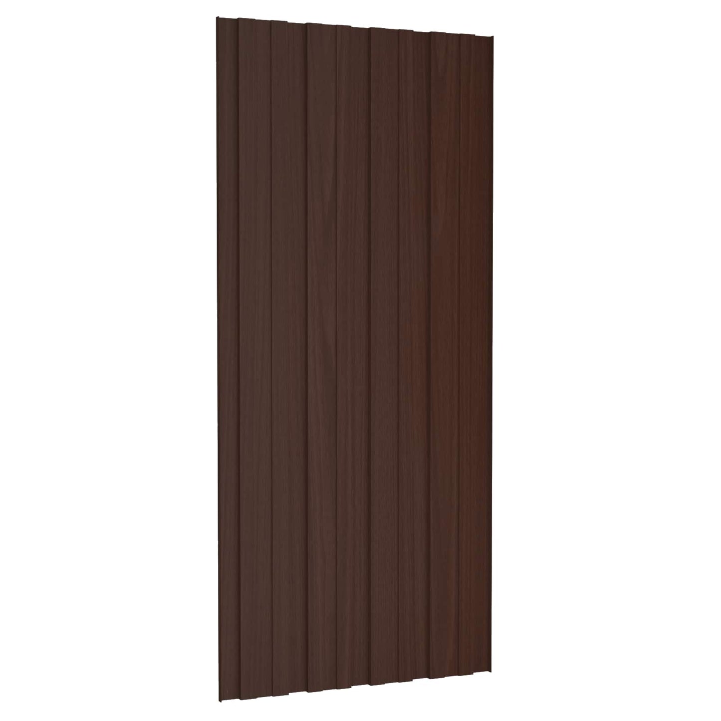 vidaXL Πάνελ οροφής 36 pcs Καφέ 100 x 45 cm Γαλβανισμένος χάλυβας