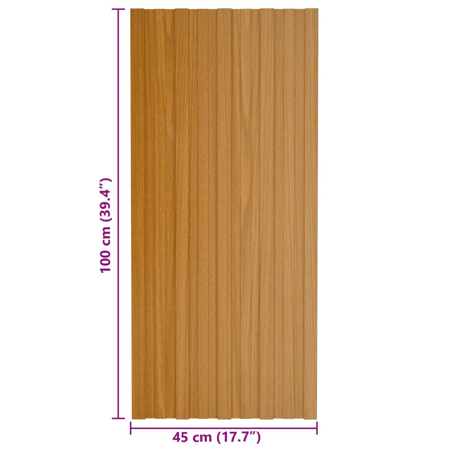 vidaXL Πάνελ οροφής 36 pcs Φυσικό 100 x 45 cm Γαλβανισμένος χάλυβας
