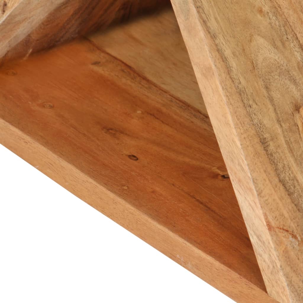 vidaXL Τραπεζάκι Βοηθητικό 35 x 35 x 55εκ. από Μασίφ Ξύλο Ακακίας