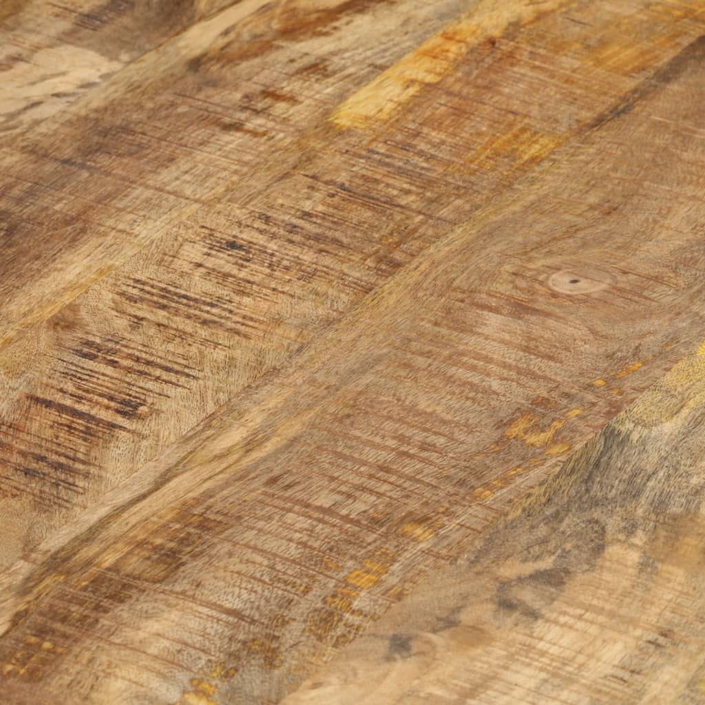 vidaXL Τραπεζάκια Ζιγκόν 2 τεμ. από Ακατέργαστο Ξύλο Μάνγκο