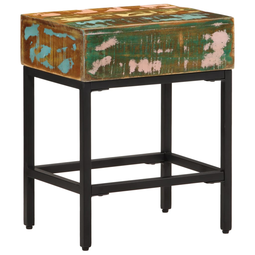vidaXL Τραπεζάκι Βοηθητικό 40 x 30 x 51 εκ. Μασίφ Ανακυκλωμένο Ξύλο