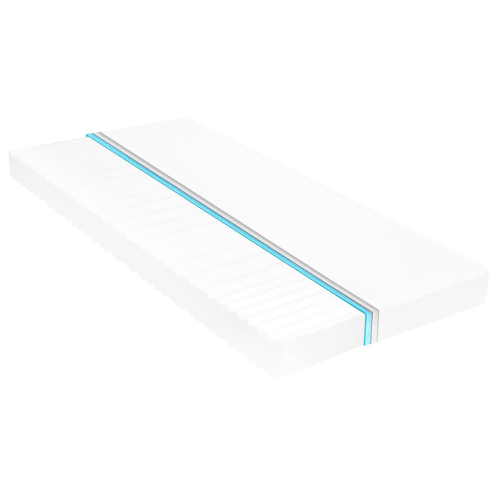 vidaXL Καναπές Κρεβάτι με Στρώμα 90 x 200 εκ. Λευκό Μασίφ Ξύλο Πεύκου