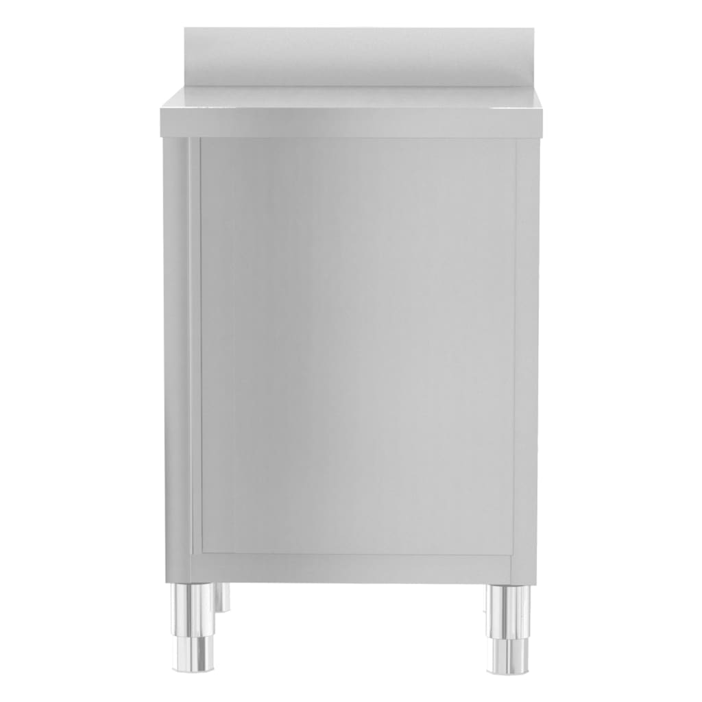 vidaXL Εμπορικά Ντουλάπια Κουζίνας 3 τεμ. από Ανοξείδωτο Ατσάλι