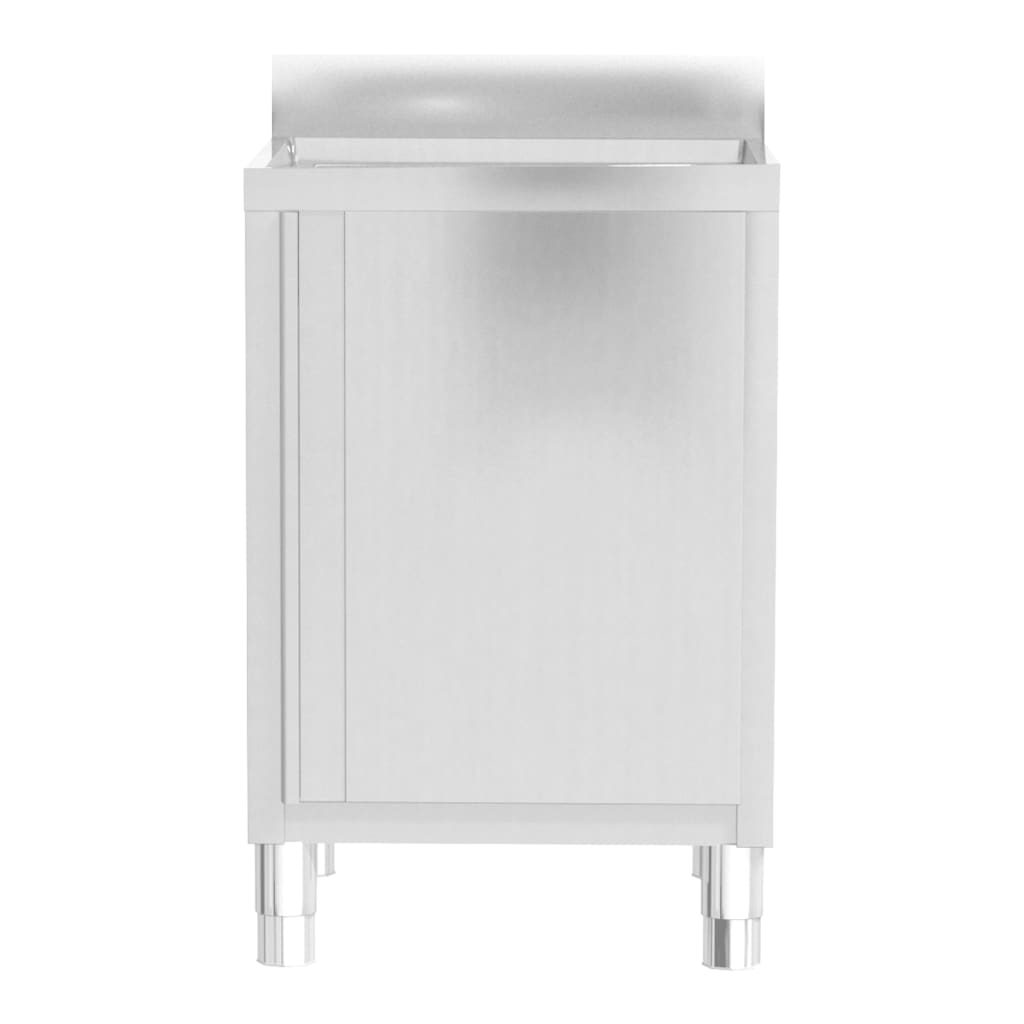 vidaXL Εμπορικά Ντουλάπια Κουζίνας 3 τεμ. από Ανοξείδωτο Ατσάλι