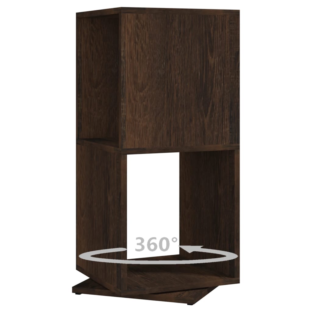 vidaXL Ντουλάπι Περιστρ. Καπνιστή Δρυς 34,5x34,5x75,5 εκ. Επεξ. Ξύλο
