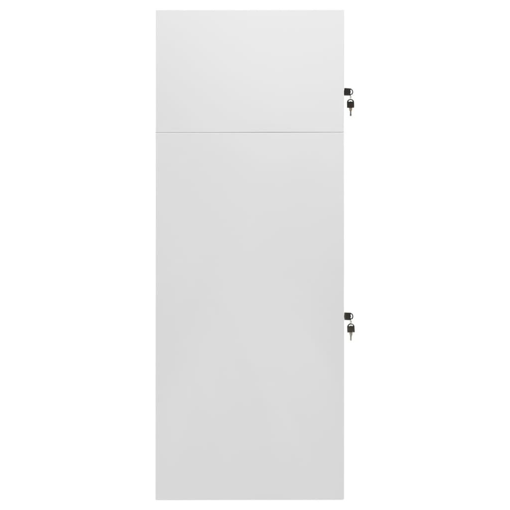 vidaXL Ντουλάπα για Σέλα Ανοιχτό Γκρι 53 x 53 x 140 εκ. Ατσάλινη
