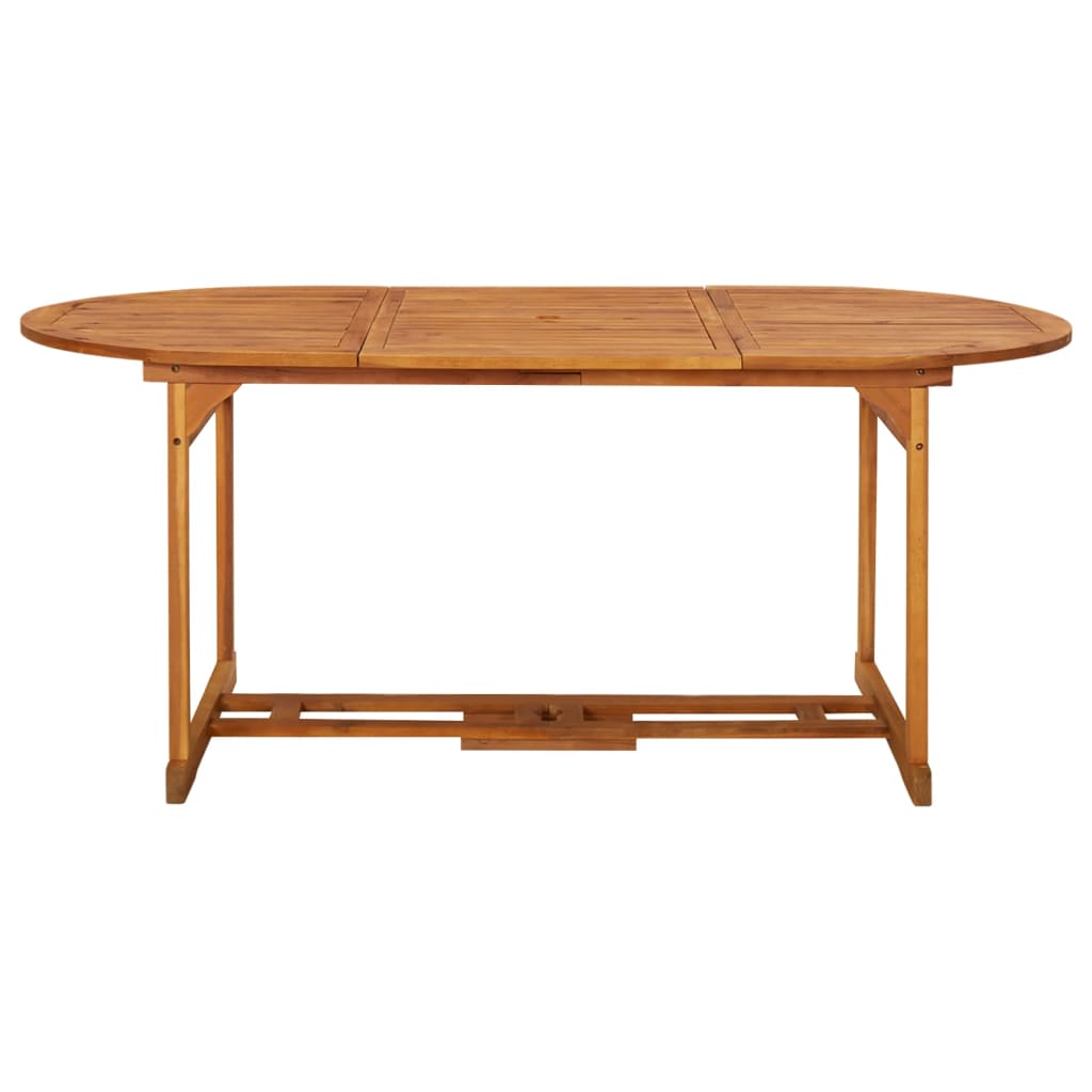 vidaXL Σετ Τραπεζαρίας Κήπου 7 Τεμαχίων 180x90x75 εκ. Μασίφ Ακακία