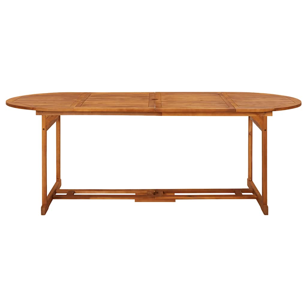 vidaXL Σετ Τραπεζαρίας Κήπου 9 Τεμαχίων 220x90x75 εκ. Μασίφ Ακακία
