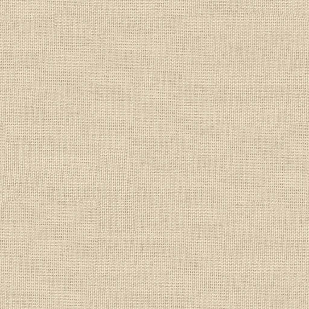 vidaXL Πολυθρόνα Ανακλινόμενη Κρεμ Υφασμάτινη