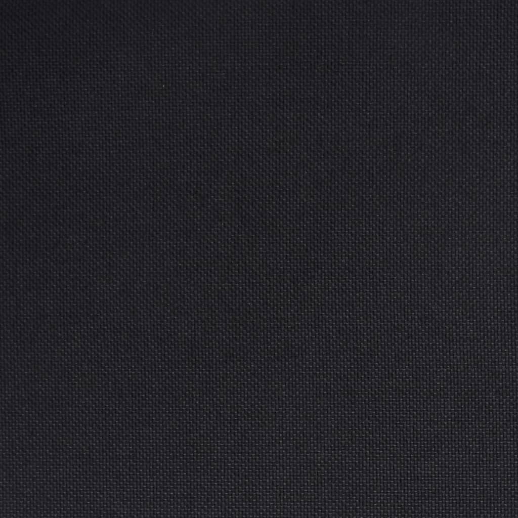 vidaXL Καρέκλα Τραπεζαρίας Περιστρεφόμενη Μαύρη Υφασμάτινη