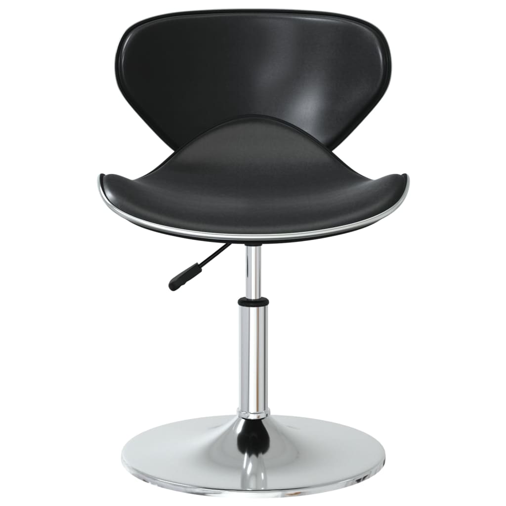 vidaXL Καρέκλες Τραπεζαρίας 4 τεμ. Μαύρες από Συνθετικό Δέρμα