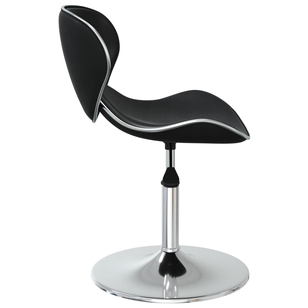 vidaXL Καρέκλες Τραπεζαρίας 6 τεμ. Μαύρες από Συνθετικό Δέρμα