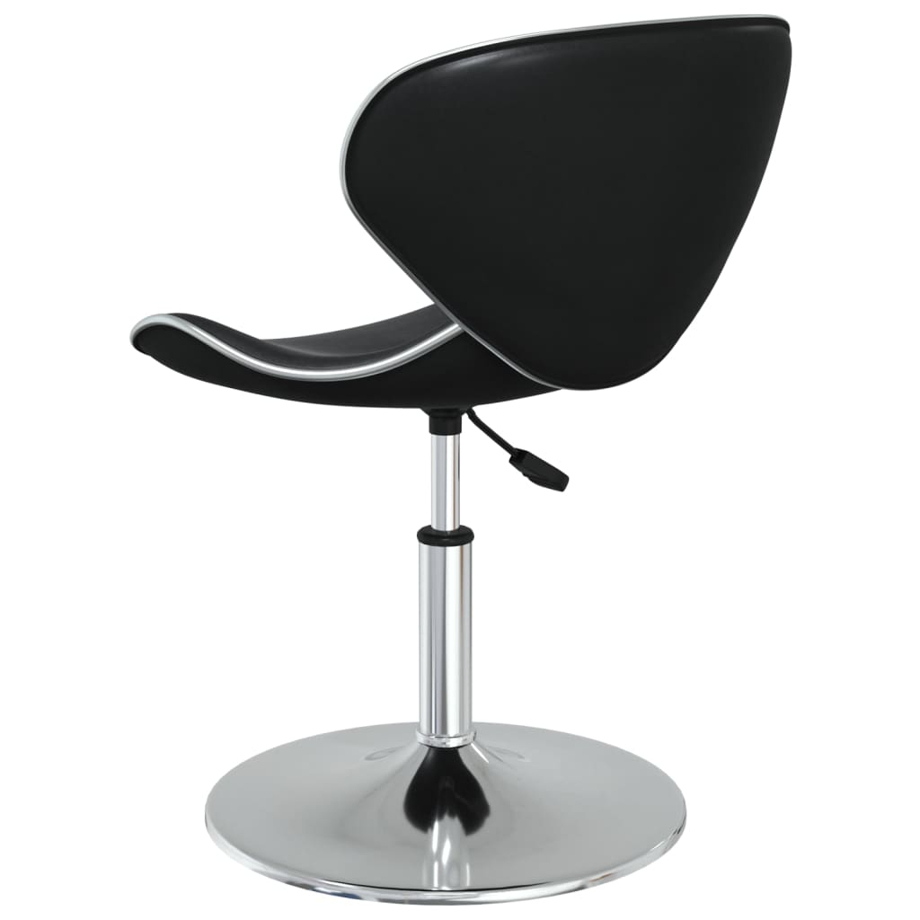 vidaXL Καρέκλες Τραπεζαρίας 6 τεμ. Μαύρες από Συνθετικό Δέρμα