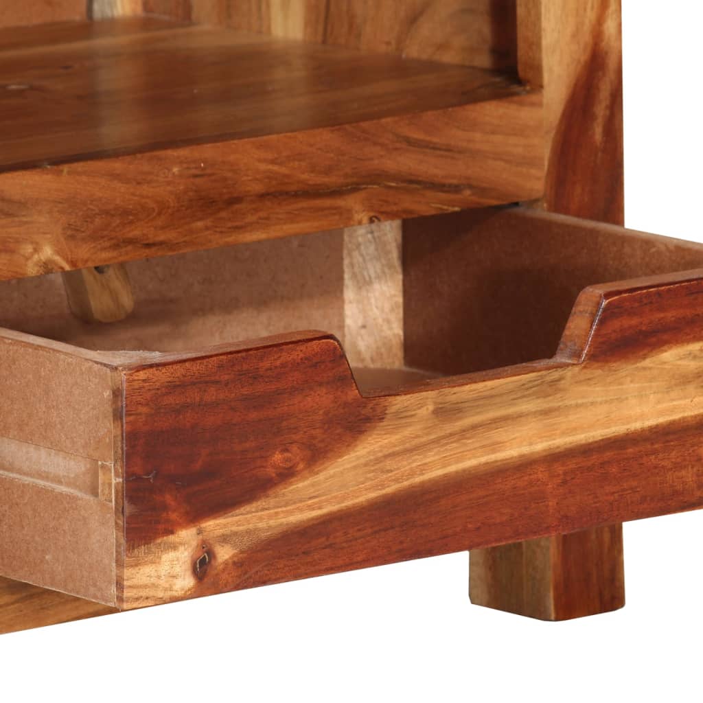 vidaXL Έπιπλο Τηλεόρασης 110 x 30 x 40 εκ. από Μασίφ Ξύλο Ακακίας