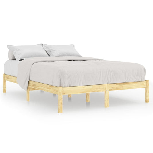 vidaXL Πλαίσιο Κρεβατιού 180 x 200 εκ. Μασίφ Ξύλο Super King Size