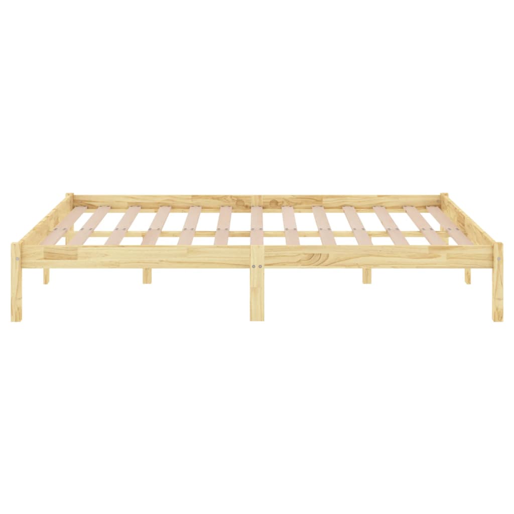 vidaXL Πλαίσιο Κρεβατιού 180 x 200 εκ. Μασίφ Ξύλο Super King Size