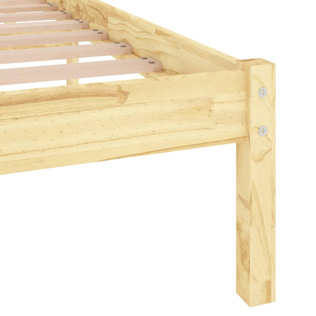vidaXL Πλαίσιο Κρεβατιού 180 x 200 εκ. Μασίφ Ξύλο Super King Size