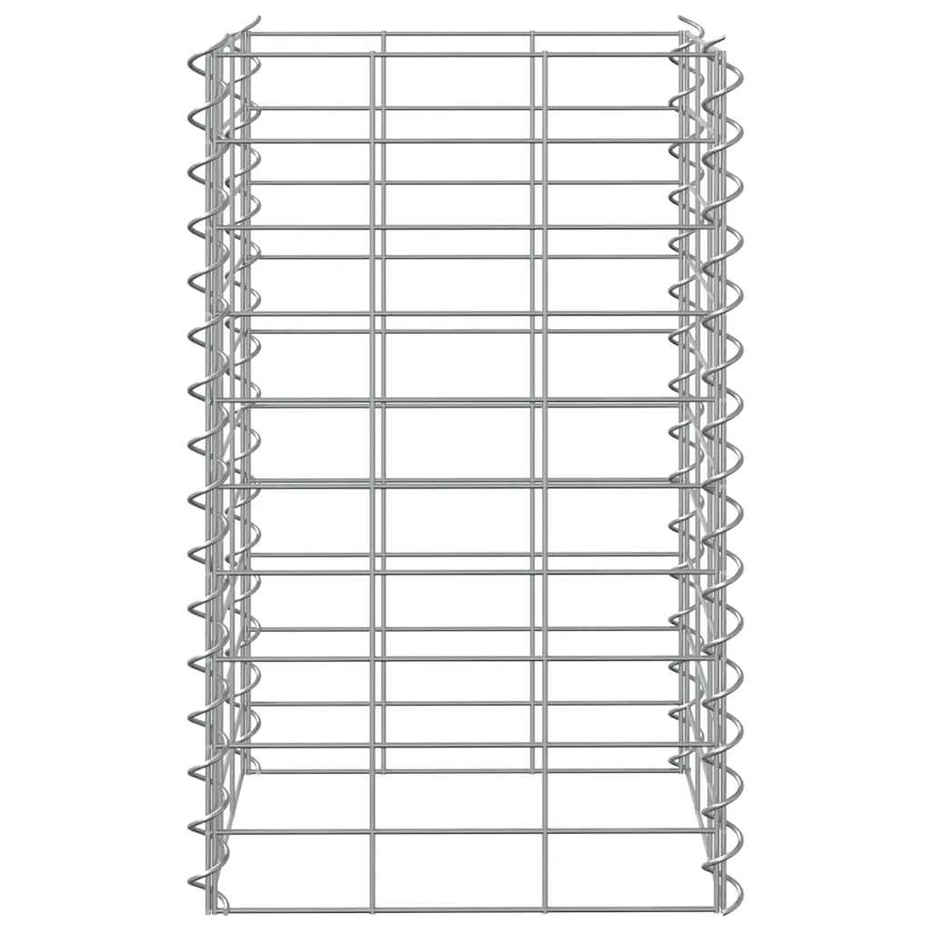 vidaXL Συρματοκιβώτια-Γλάστρες Υπερυψ. 3 τεμ. 30x30x50εκ. Σιδερένιες
