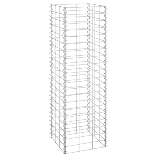 vidaXL Συρματοκιβώτια-Γλάστρες Υπερυψ. 3 τεμ. 30x30x100εκ. Σιδερένιες