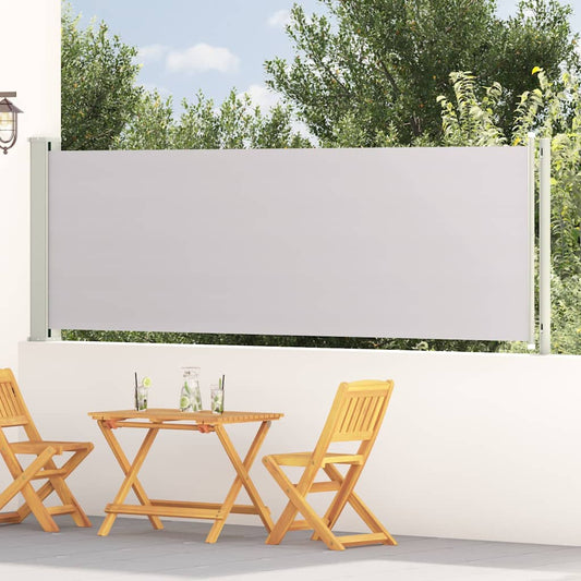 vidaXL Σκίαστρο Πλαϊνό Συρόμενο Βεράντας Γκρι 117 x 600 εκ.