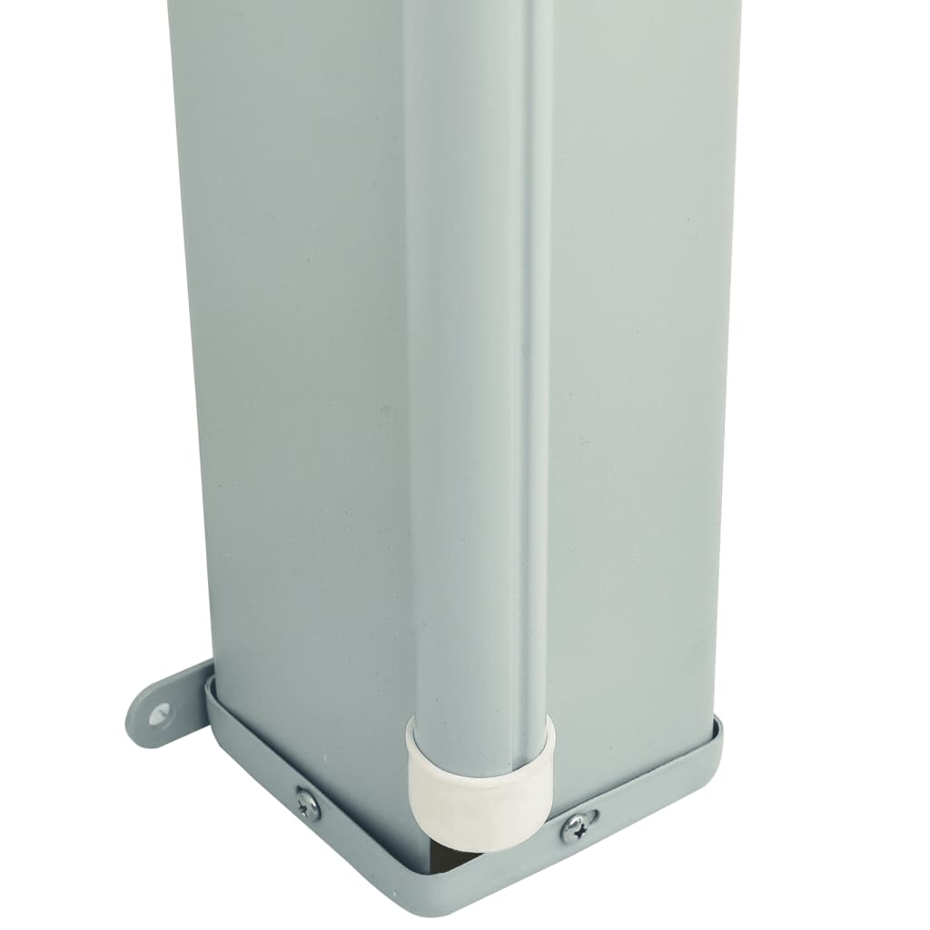 vidaXL Σκίαστρο Βεράντας Πλαϊνό Συρόμενο Κόκκινο 180 x 600 εκ.