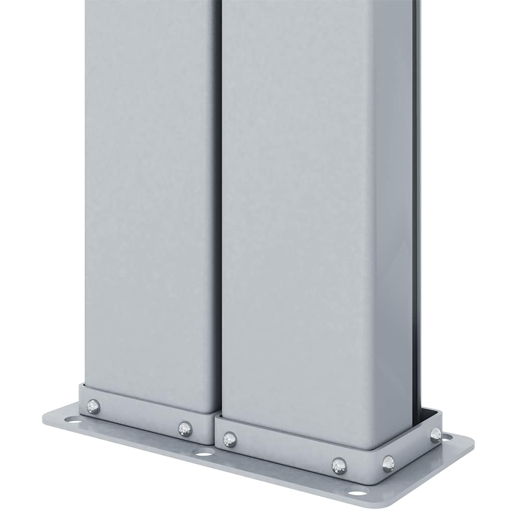 vidaXL Σκίαστρο Πλαϊνό Συρόμενο Κρεμ 160 x 1200 εκ.