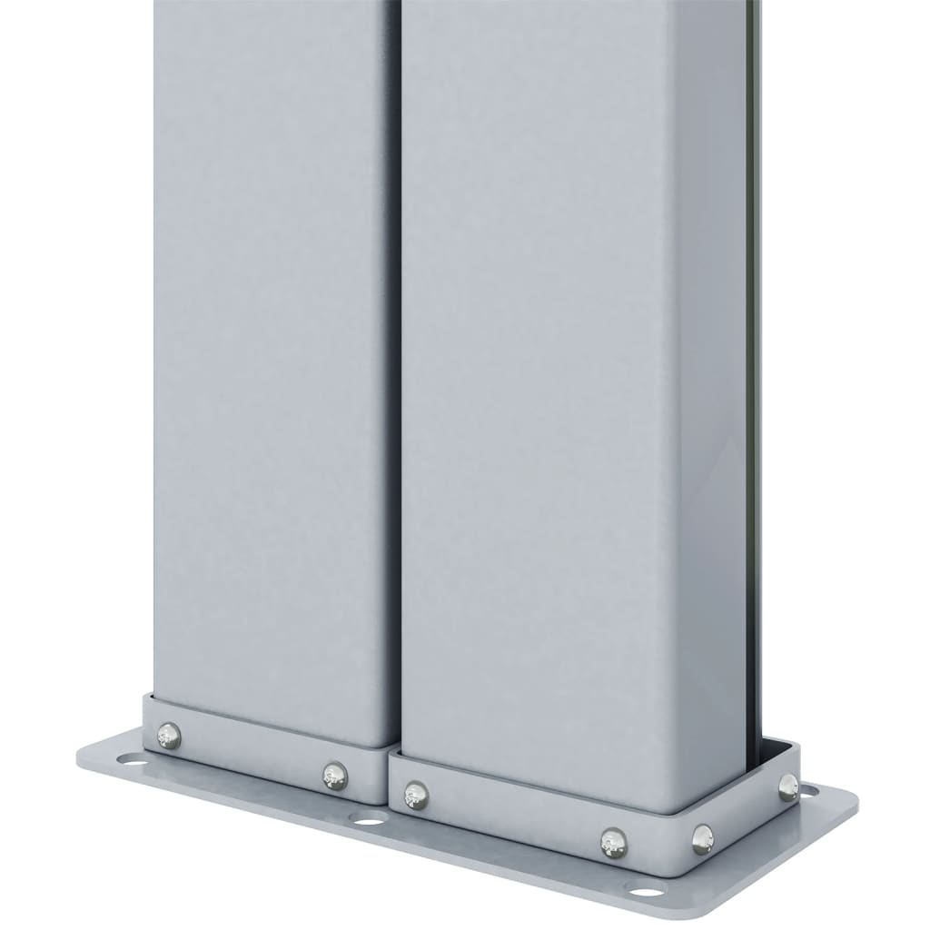 vidaXL Σκίαστρο Πλαϊνό Συρόμενο Κρεμ 200 x 1200 εκ.