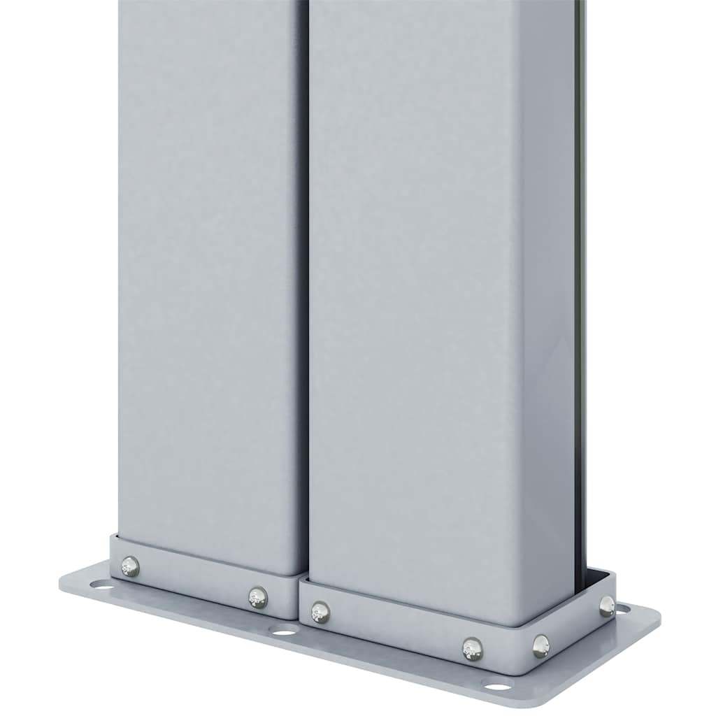 vidaXL Σκίαστρο Πλαϊνό Συρόμενο Κόκκινο 200 x 1200 εκ.