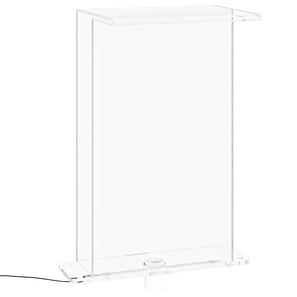 vidaXL Σιντριβάνι Πισίνας με RGB LED 51 εκ. Ακρυλικό