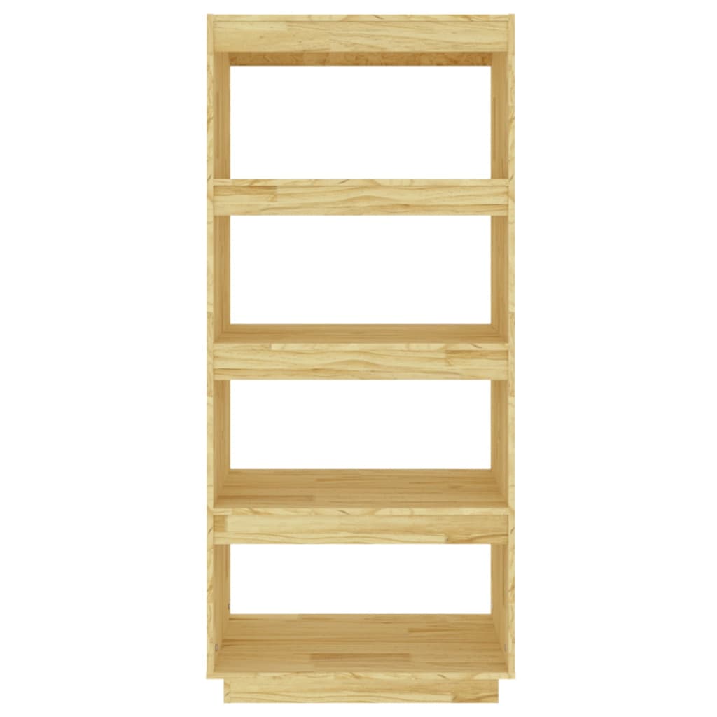 vidaXL Βιβλιοθήκη/Διαχωριστικό Χώρου 60x35x135 εκ. Μασίφ Ξύλο Πεύκου