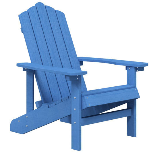 vidaXL Καρέκλα Κήπου Adirondack Θαλασσί από HDPE