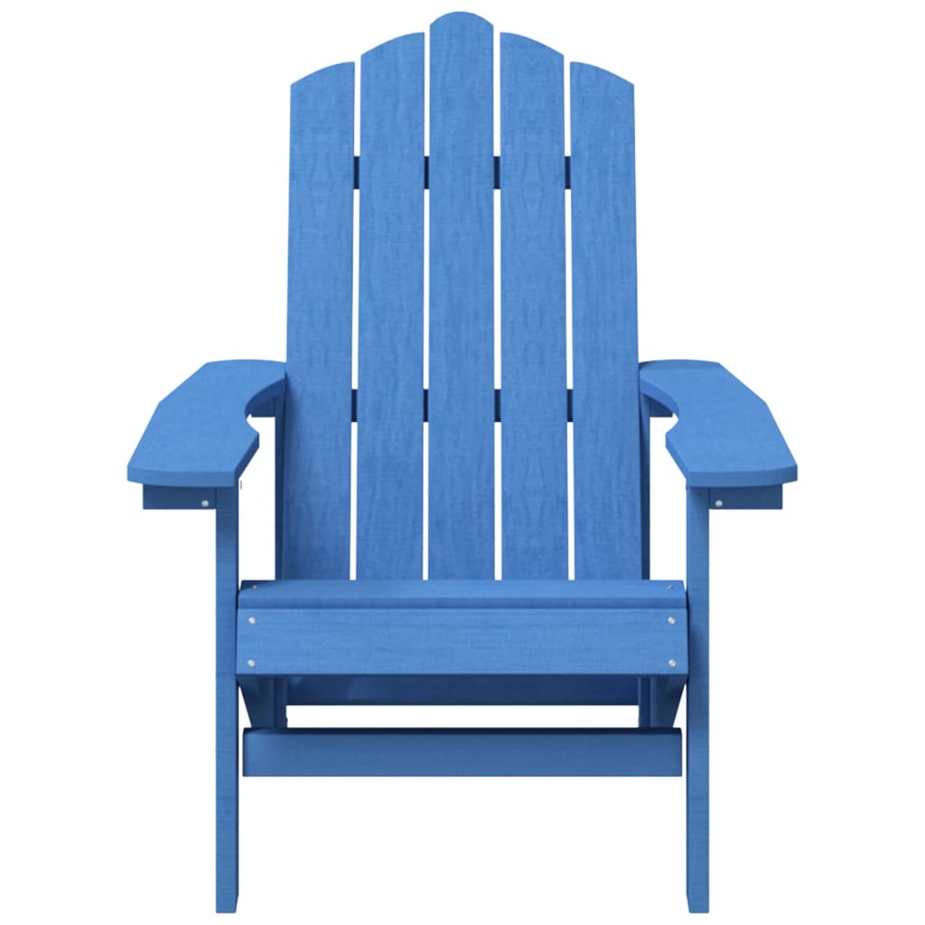 vidaXL Καρέκλα Κήπου Adirondack Θαλασσί από HDPE