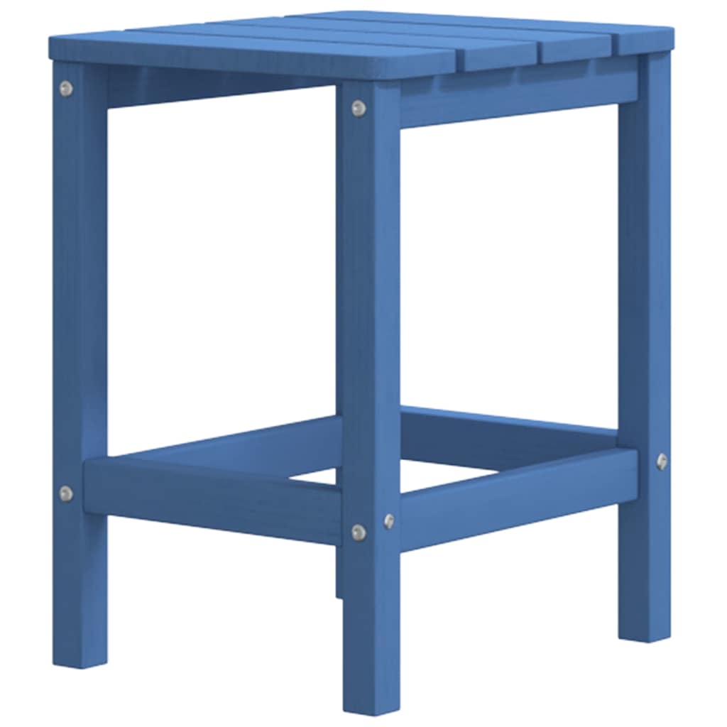 vidaXL Τραπέζι Κήπου Adirondack Γαλάζιο 38 x 38 x 46 εκ. από HDPE