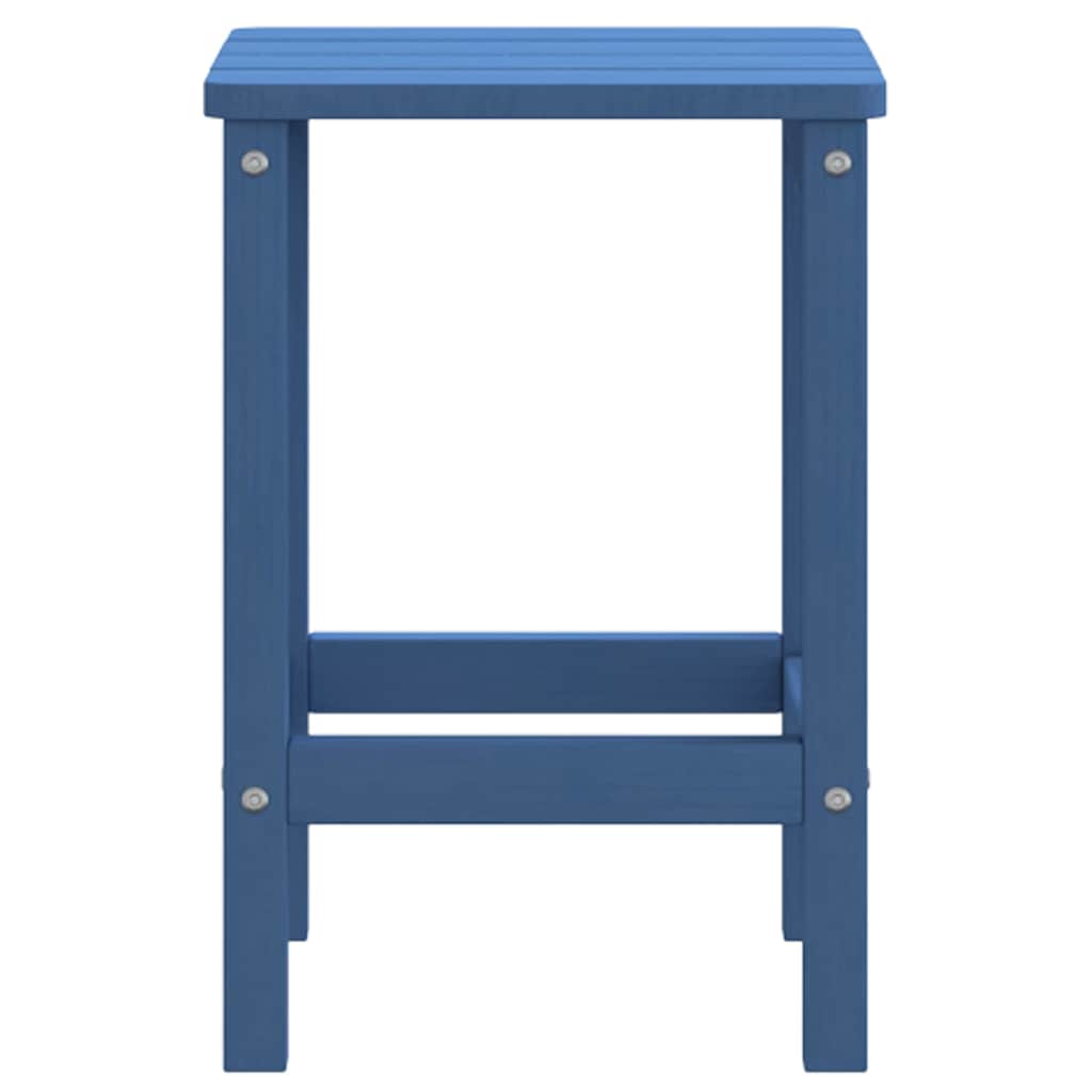 vidaXL Τραπέζι Κήπου Adirondack Γαλάζιο 38 x 38 x 46 εκ. από HDPE