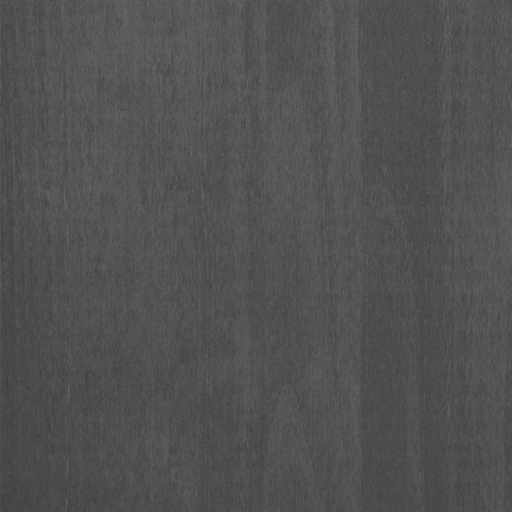 vidaXL Κομοδίνο HAMAR 2 Τεμ. Σκ. Γκρι 40x35x62 εκ. Μασίφ Ξύλο Πεύκου