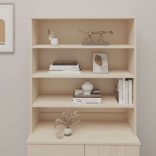 vidaXL Πάνω Μέρος για Ντουλάπι HAMAR Μελί 90x30x100εκ. Ξύλο Πεύκου