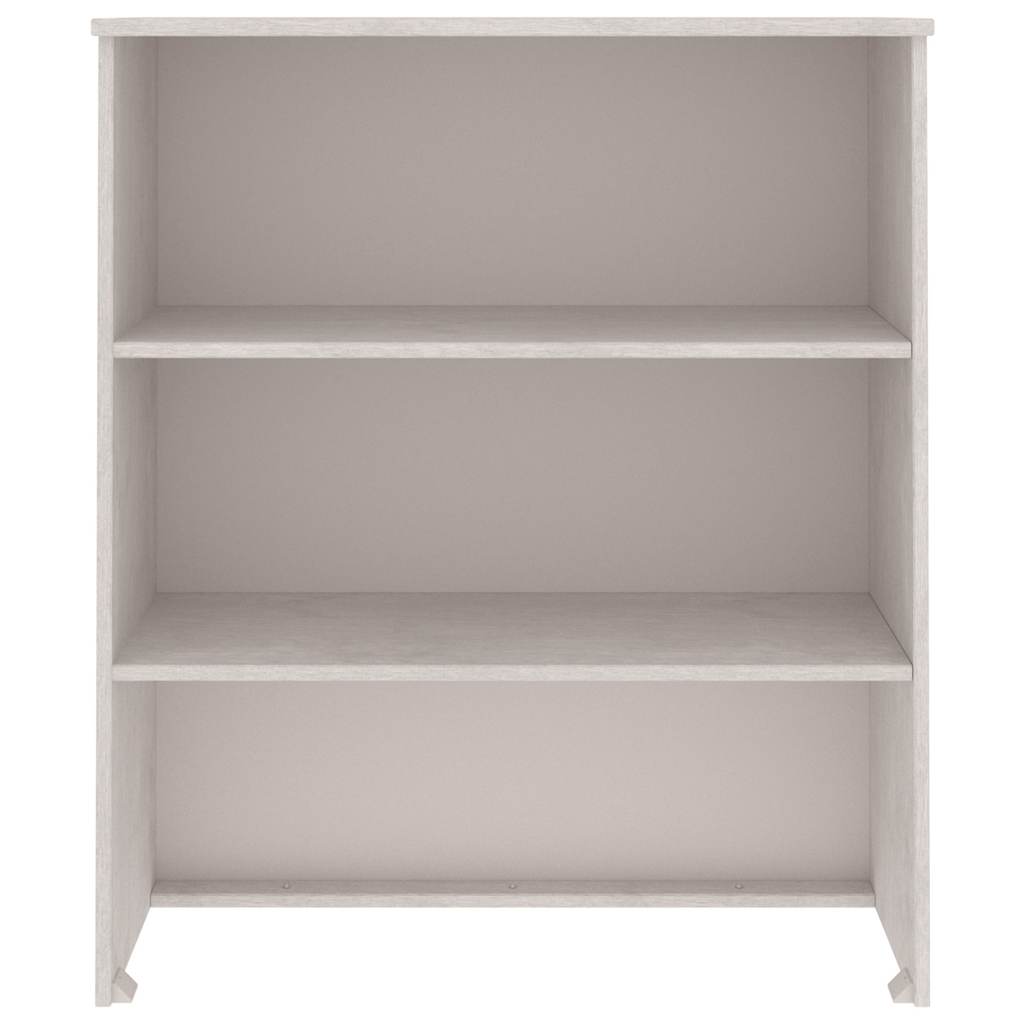 vidaXL Πάνω Μέρος Ντουλαπιού HAMAR Λευκό 85x35x100 εκ. Μασίφ Πεύκο