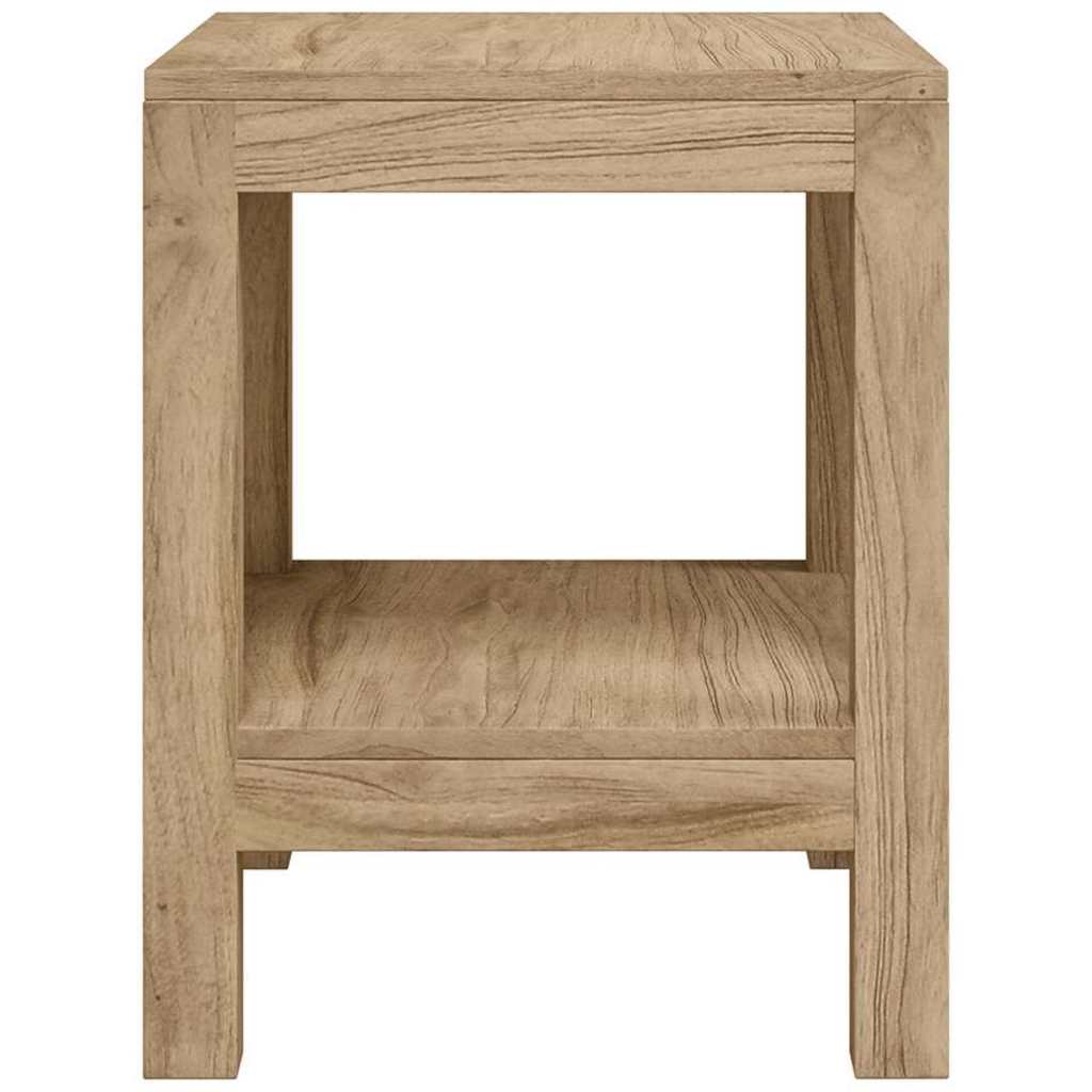 vidaXL Τραπέζι Βοηθητικό Μπάνιου 45 x 35 x 45 εκ. από Μασίφ Ξύλο Teak