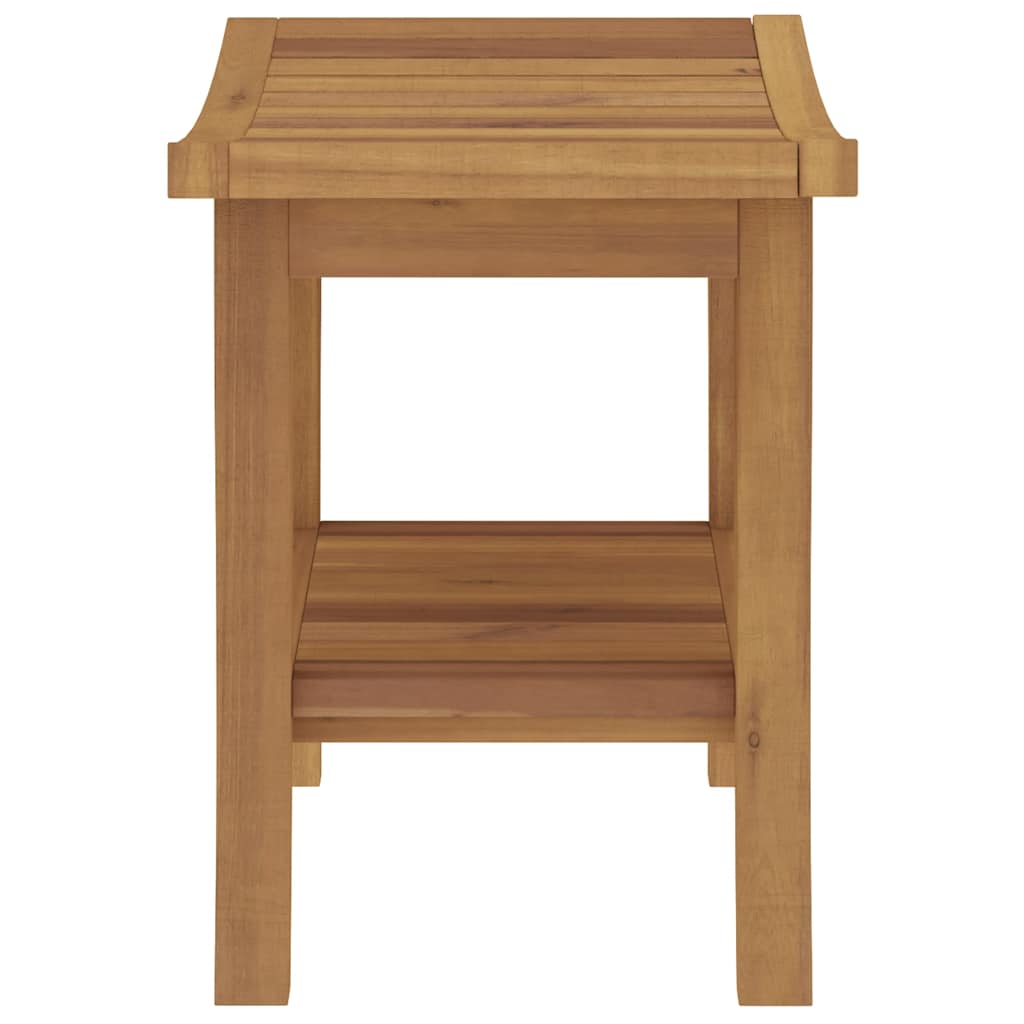vidaXL Τραπέζι Βοηθητικό Μπάνιου 50 x 35 x 45 εκ. από Μασίφ Ξύλο Teak