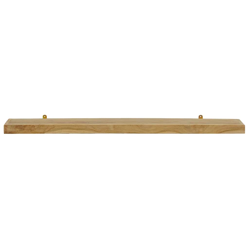 vidaXL Ράφια Τοίχου 2 τεμ. 110 x 15 x 4 εκ. από Μασίφ Ξύλο Teak