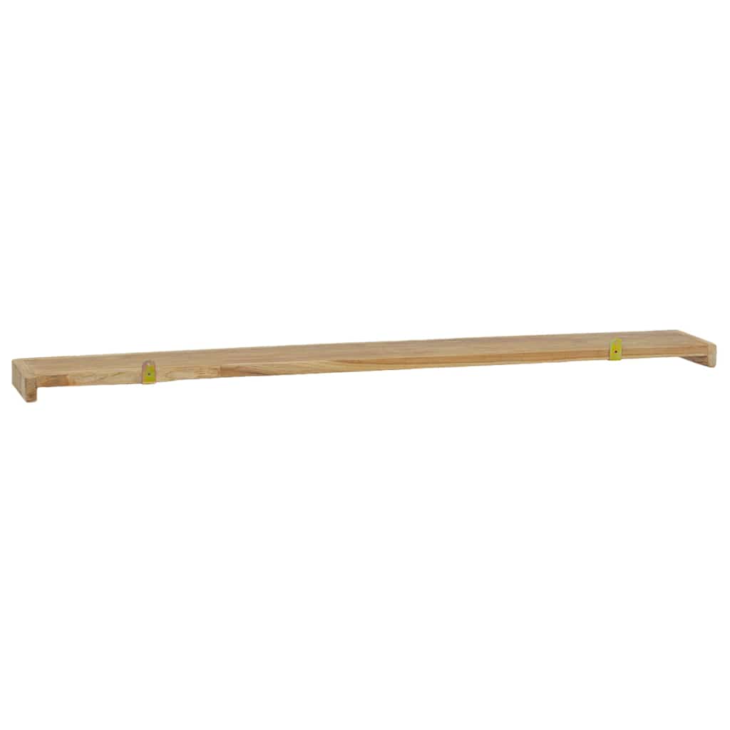 vidaXL Ράφια Τοίχου 2 τεμ. 110 x 15 x 4 εκ. από Μασίφ Ξύλο Teak