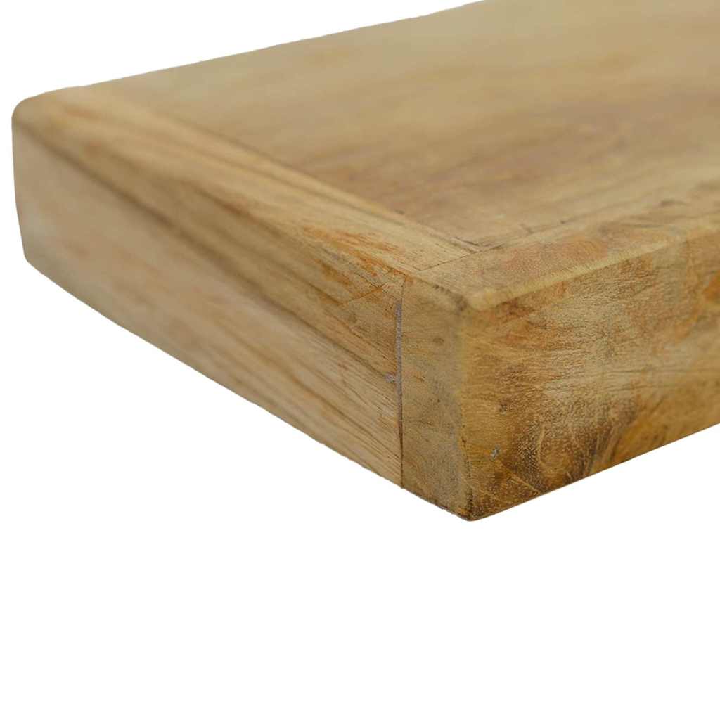 vidaXL Ράφια Τοίχου 2 τεμ. 110 x 15 x 4 εκ. από Μασίφ Ξύλο Teak