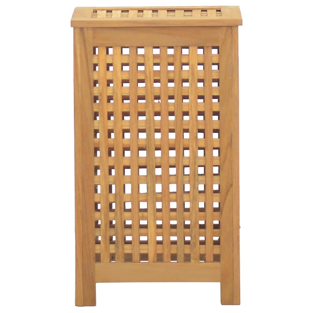 vidaXL Καλάθι Άπλυτων 35 x 25 x 60 εκ. από Μασίφ Ξύλο Teak