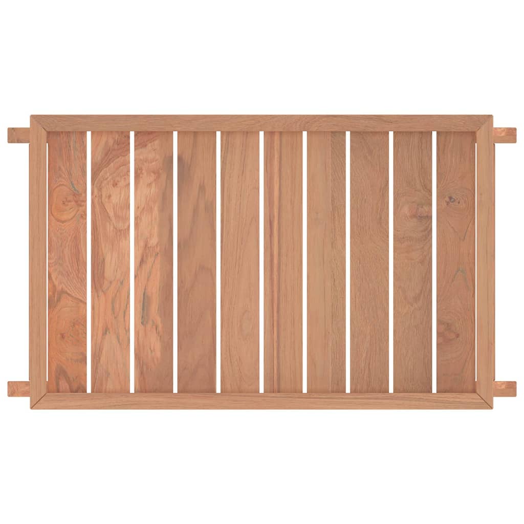 vidaXL Δίσκος Πτυσσόμενος 55x35x25 εκ. από Μασίφ Ξύλο Teak