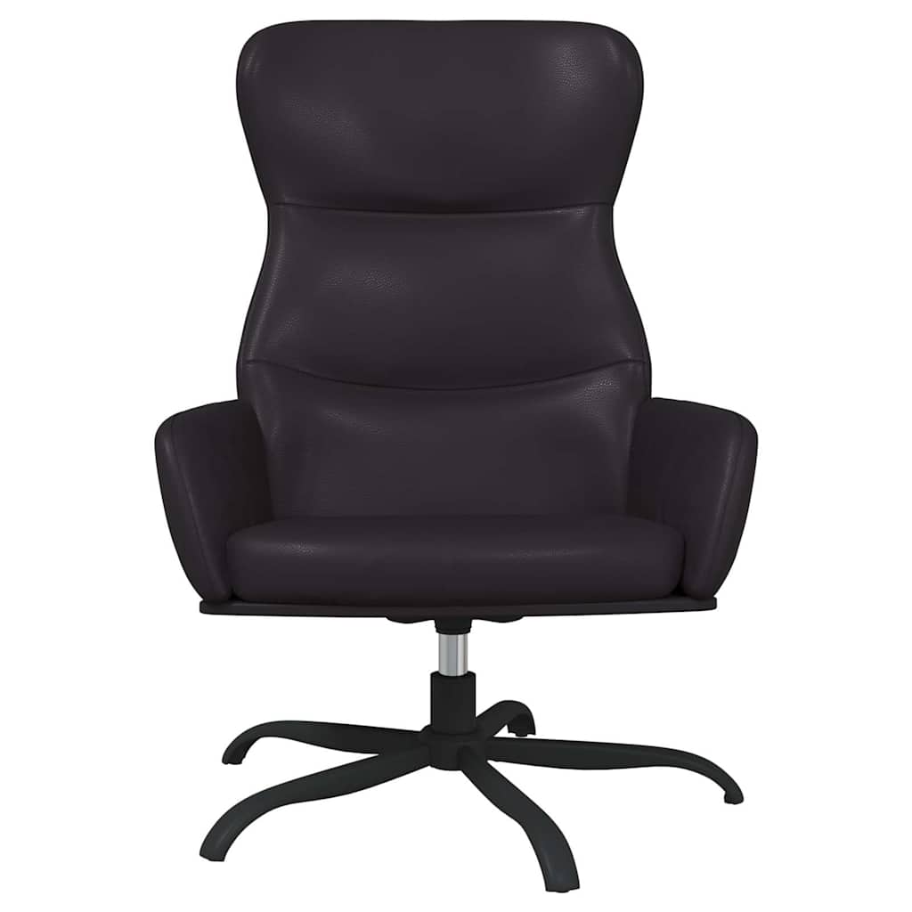 vidaXL Πολυθρόνα Relax Μαύρη από Συνθετικό Δέρμα