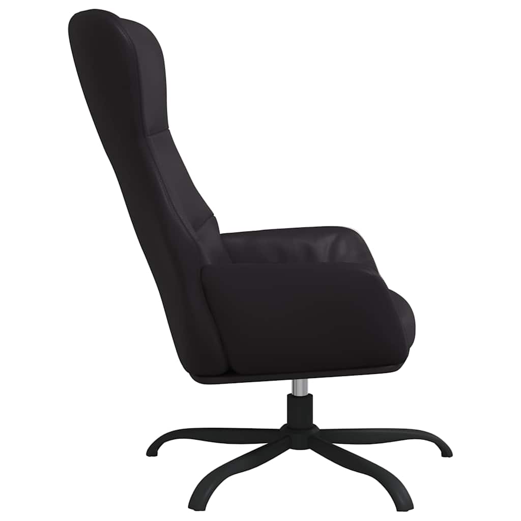vidaXL Πολυθρόνα Relax Μαύρη από Συνθετικό Δέρμα
