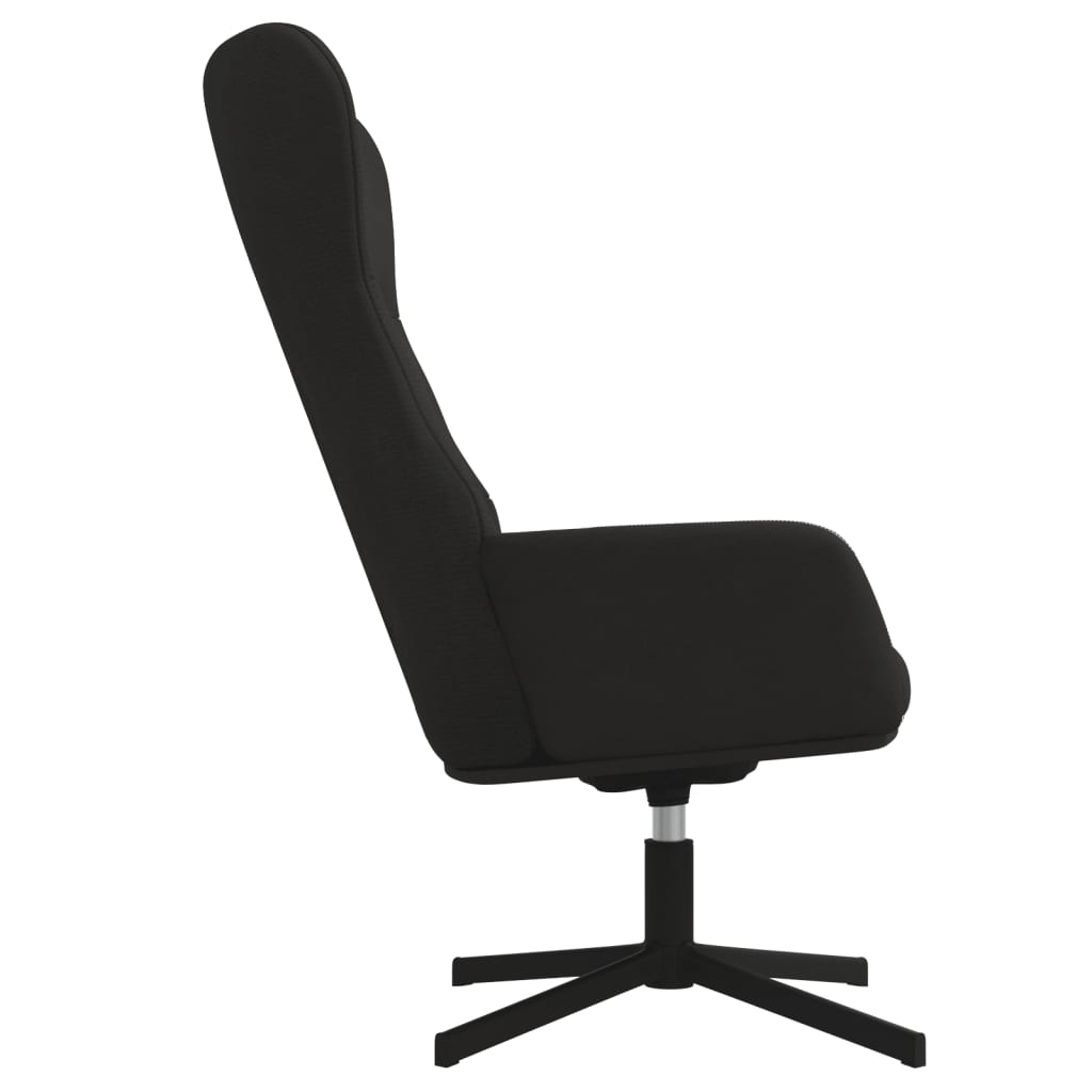 vidaXL Πολυθρόνα Relax Μαύρη Βελούδινη
